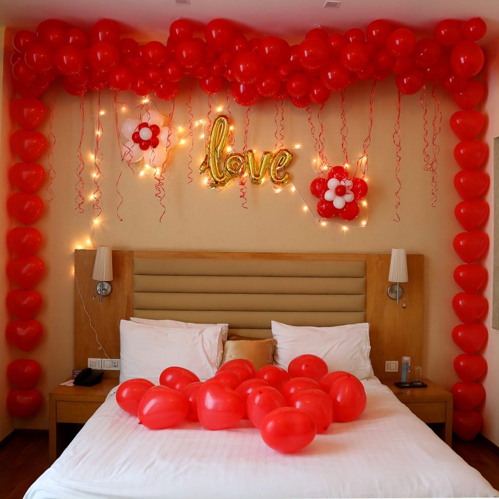 Birthday celebration surprise with balloon decoration! | Marriott