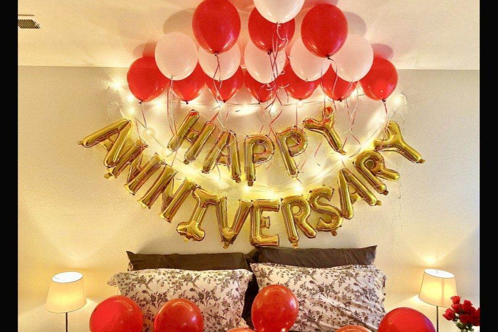 Our 5 Best Anniversary Room Decoration Ideas TogetherV Blog wedding-guest-book-table-wedding-anniversary-decorations-50th